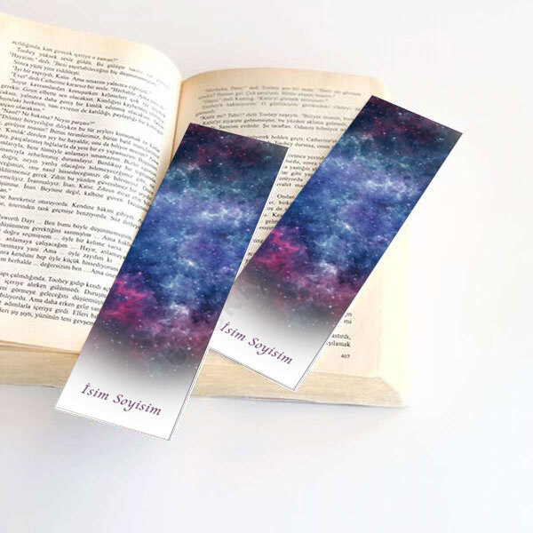 Galaksi Tasarım  Baskılı Kitap Ayracı online tasarla