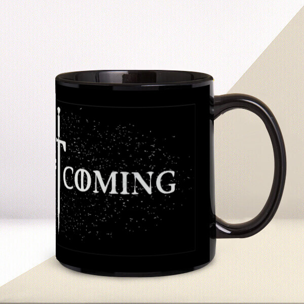 Game Of Thrones Siyah Kupa Bardak online tasarla