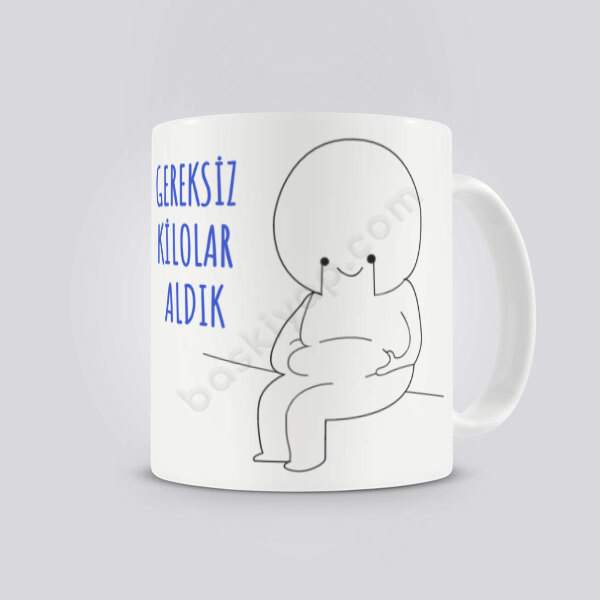 Gereksiz Kilolar Tasarım Kupa Bardak online tasarla