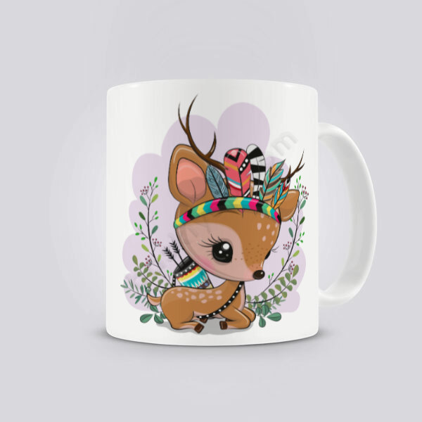 Geyik Tasarım Kendin Tasarla Kupa online tasarla