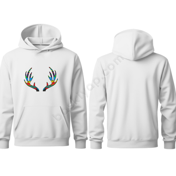 Geyik Temalı Yeni Yıl Sweatshirt online tasarla