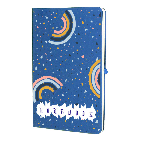 Gökkuşağı Tasarım Mavi Ajanda online tasarla