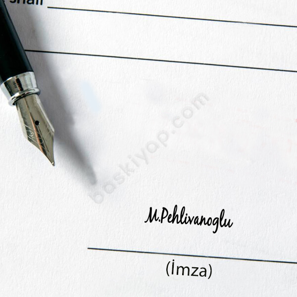 Goldring 302141 Kare Desenli Sarı Kalem İmza Kaşesi online tasarla