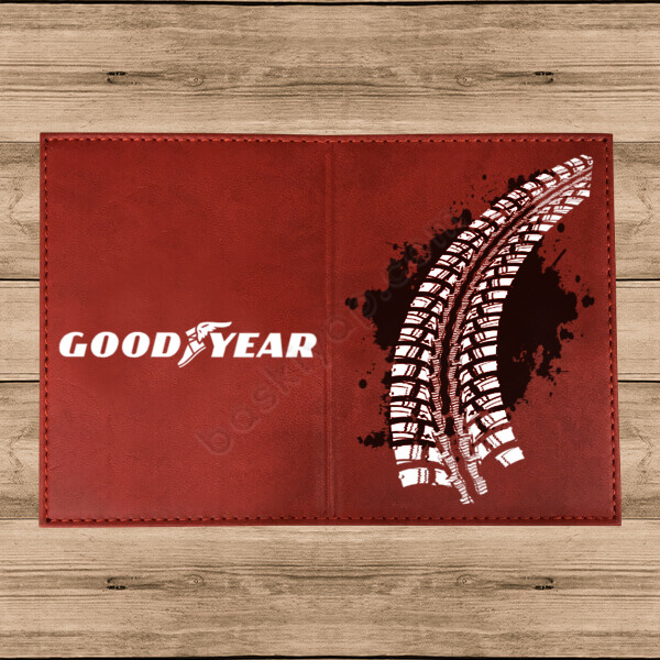 Good Year Logo Baskılı Deri Ruhsat online tasarla