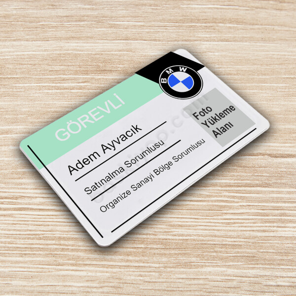 Firmaya Özel Kimlik Kartı online tasarla