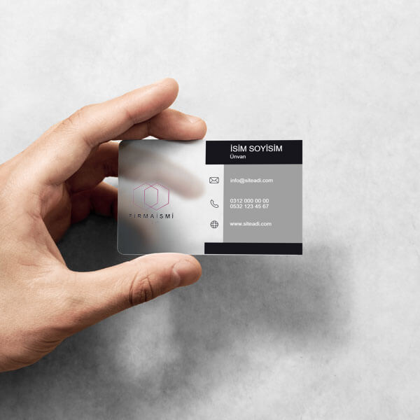 Gri Lacivert Geometrik online tasarla