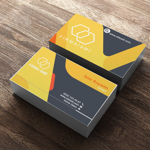 Gri Sarı Kurumsal online tasarla