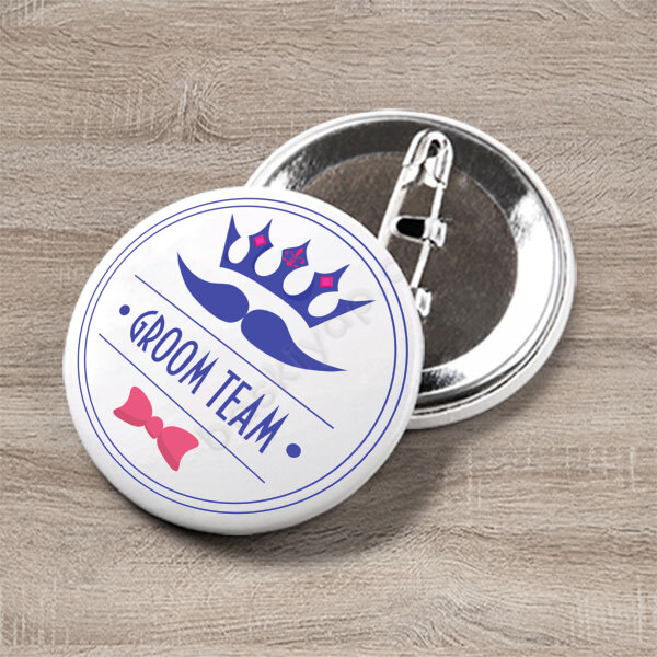 Groom Team Buton Rozet online tasarla