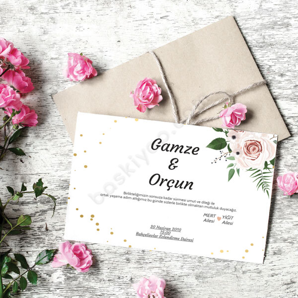 Gül Çerçeveli online tasarla