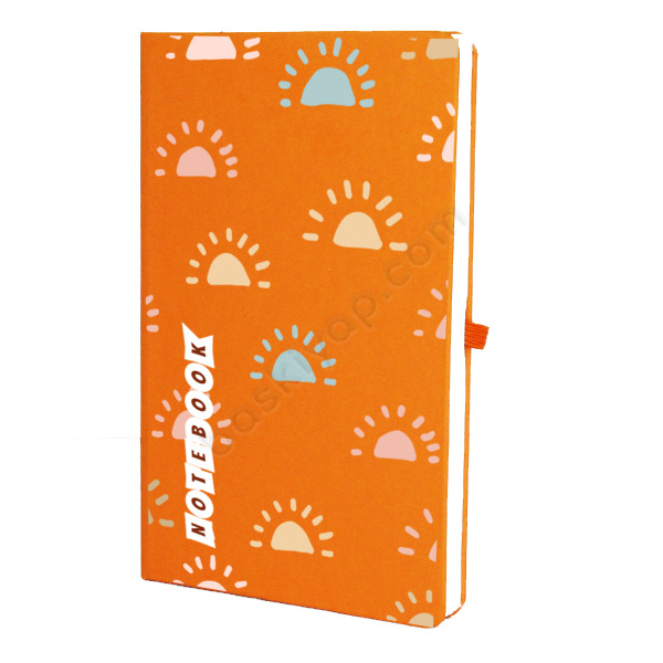 Güneş Tasarımlı Turuncu Ajanda online tasarla