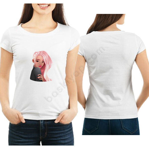 Havalı Kız Baskılı Tişört online tasarla