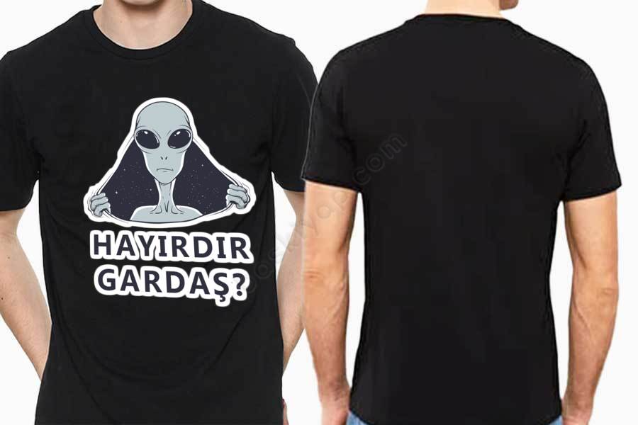Hayırdır Gardaş? Tasarımlı T-Shirt online tasarla