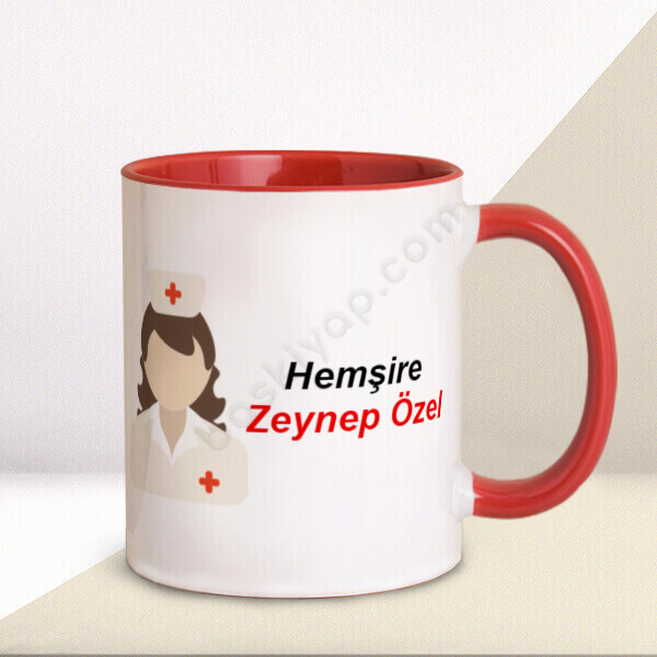 Hemşire Tasarımlı Kupa online tasarla