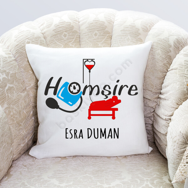 Hemşire Yastık Kılıfı online tasarla
