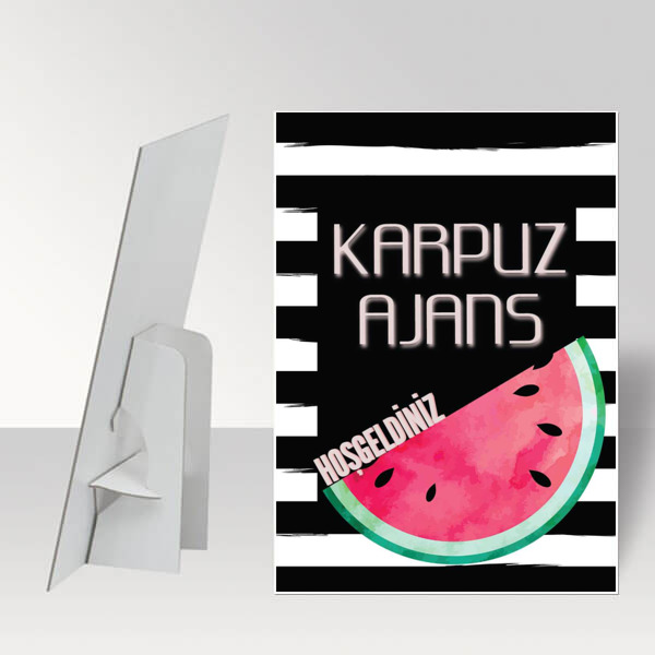 Hoşgeldiniz Ayaklı Pano online tasarla