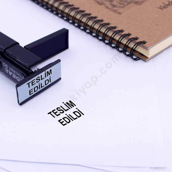 İdeal 50 Teslim Edildi Kaşesi online tasarla