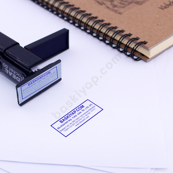 İdeal 80 Çerçeveli Firma Kaşesi online tasarla