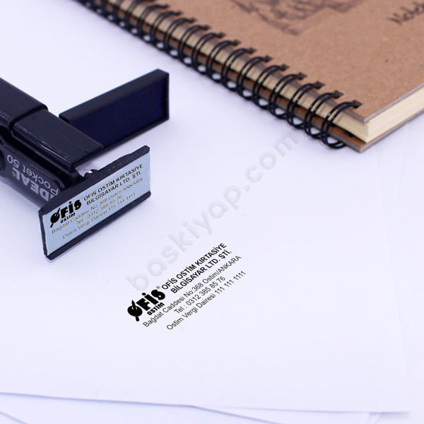 İdeal 80 Logolu Firma Kaşesi online tasarla