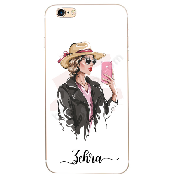 İllistürasyon Kız Tasarım İphone 6 Plus online tasarla