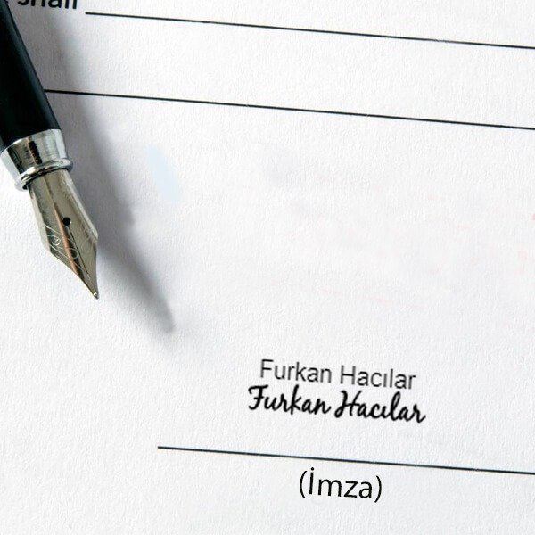 Isim Kaşe online tasarla