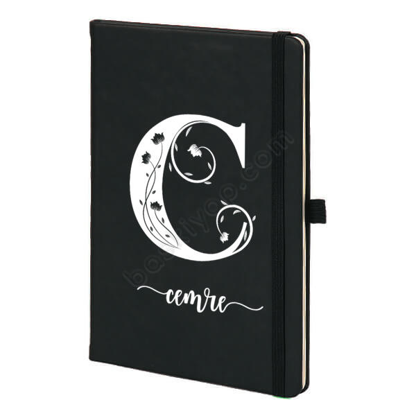 İsme Özel Siyah Ajanda online tasarla