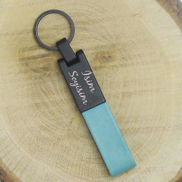 İsme Özel Turkuaz Anahtarlık online tasarla