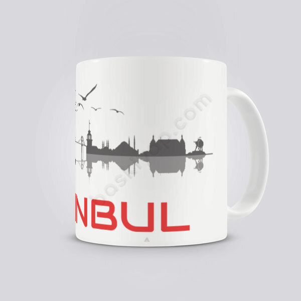 İstanbul Silüeti Kupa Tasarımı online tasarla