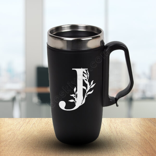 J Harf Baskılı Termos Bardak online tasarla