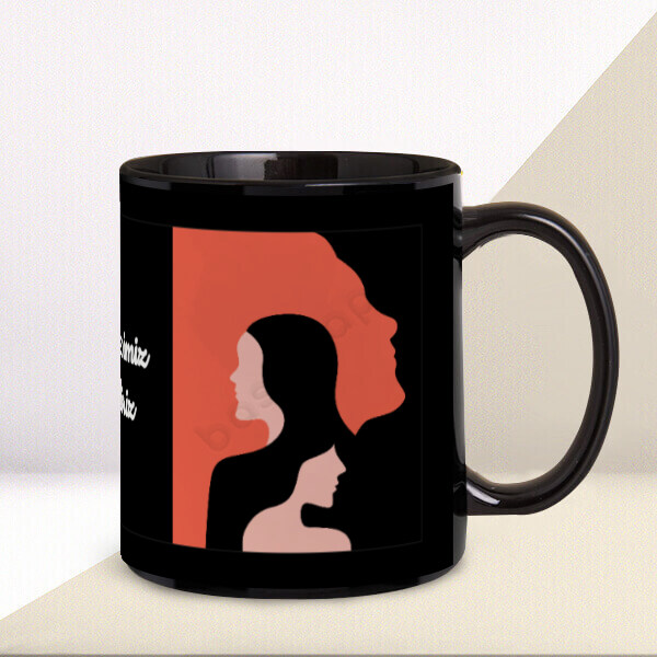 Kadın Desenli Kupa online tasarla