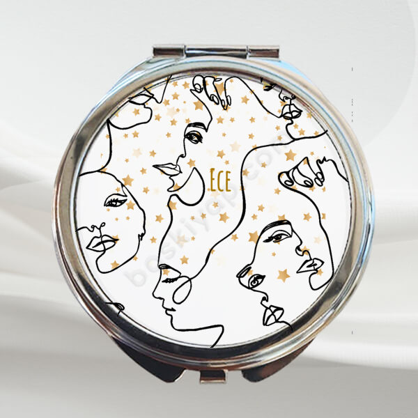 Kadınlara Özel 2 Makyaj Aynası online tasarla