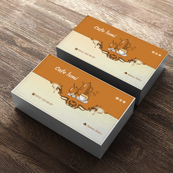 Kahverengi Cafe online tasarla