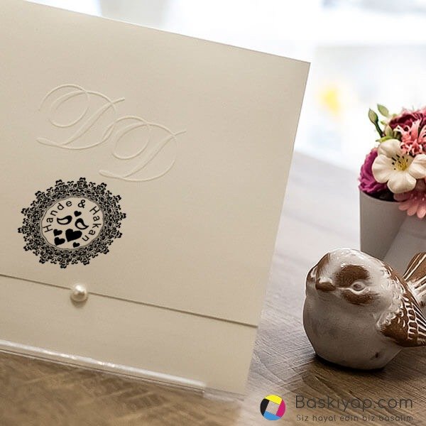 Kalpli Kuşlu Sevgili Kaşesi online tasarla