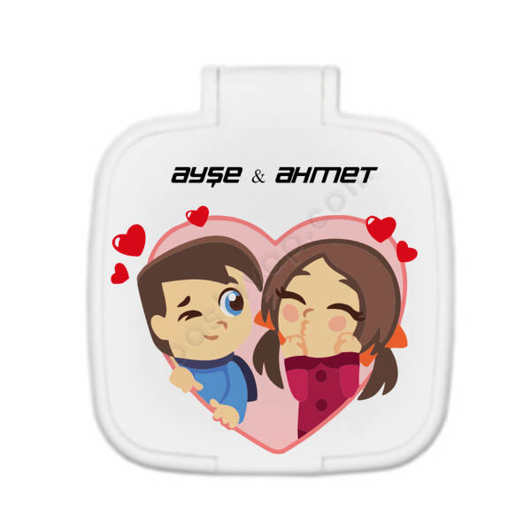 Kare Makyaj Aynası Kendin Tasarla online tasarla