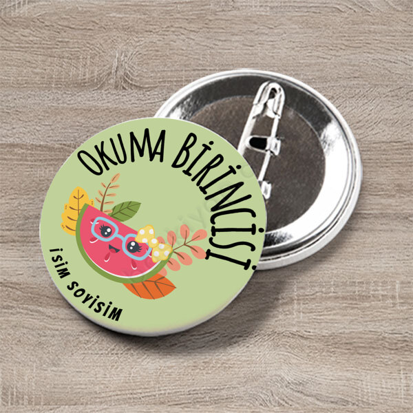 Karpuz Tasarımlı Rozet online tasarla