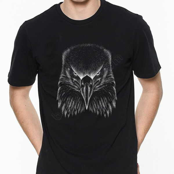 Kartal Baskılı Tişört online tasarla