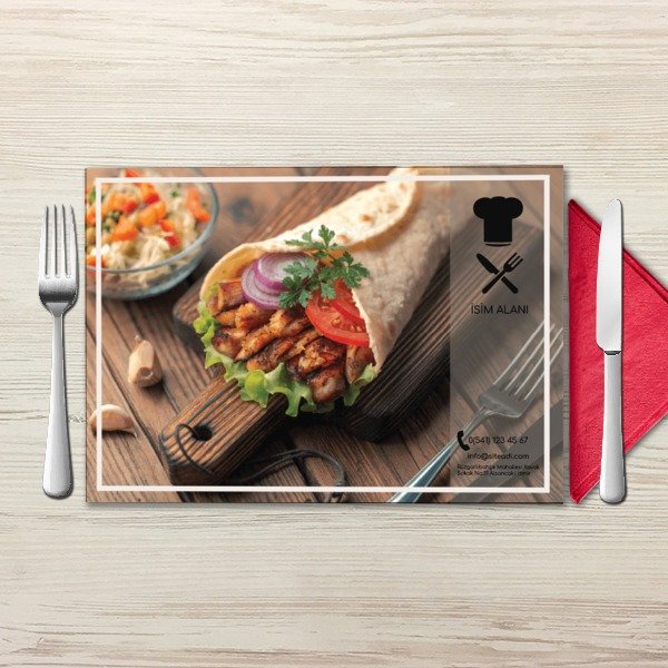 Kebabçı online tasarla