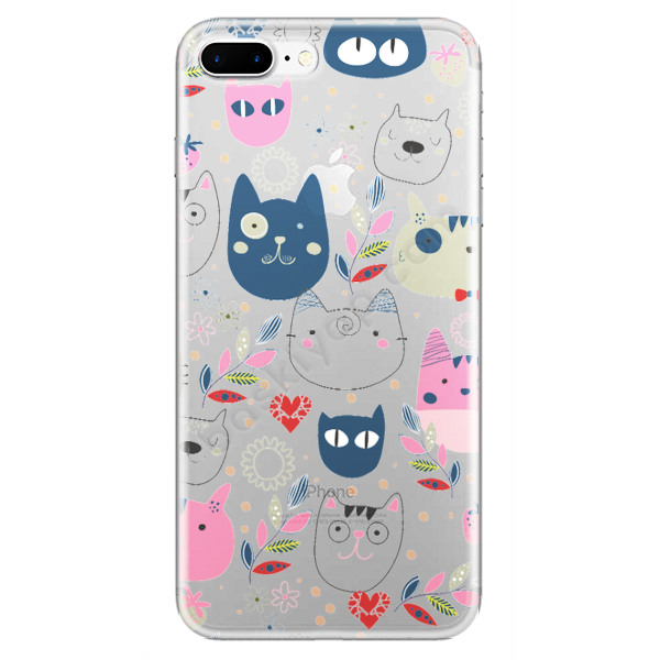 Kedi Tasarım Baskılı  Iphone 7 Plus Kılıf online tasarla