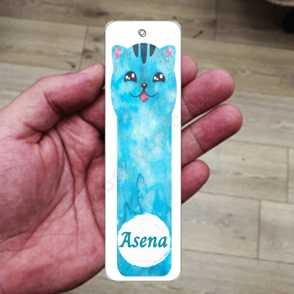 Kedi Tasarımlı 2 Metal Kitap Ayracı online tasarla