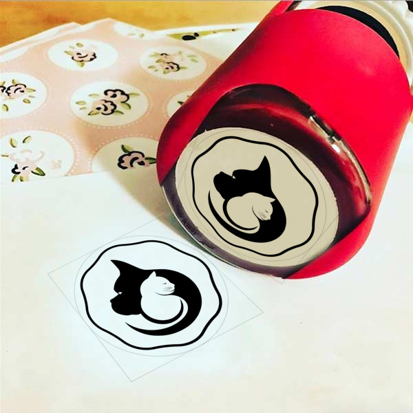 Kedi Ve Köpekli Siyah Kaşe online tasarla