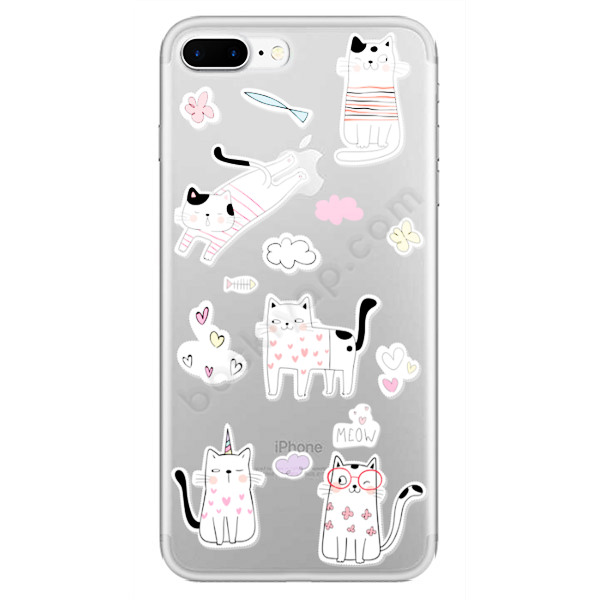 Kediler Iphone 7 Plus Kılıf online tasarla