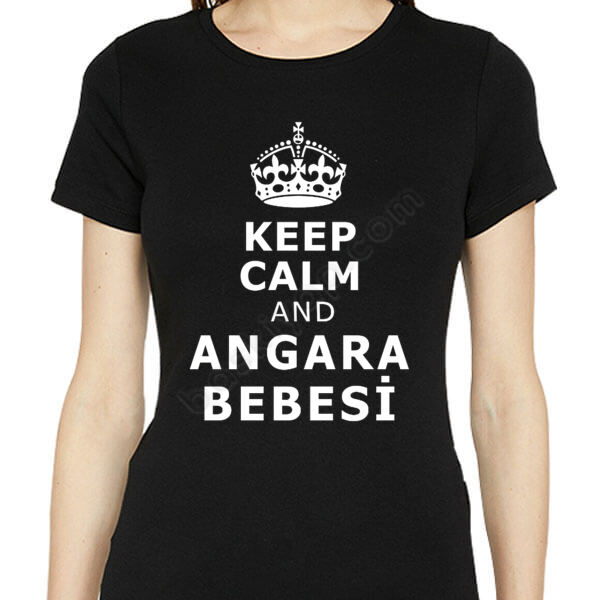 Keep Calm And Angara Bebesi Tasarımlı Tişört online tasarla