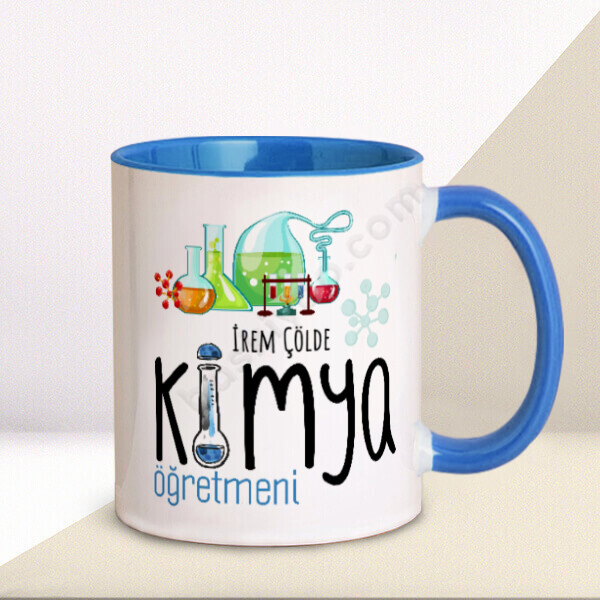 Kimya Öğretmenlerine Özel Baskılı Kupa Bardak online tasarla