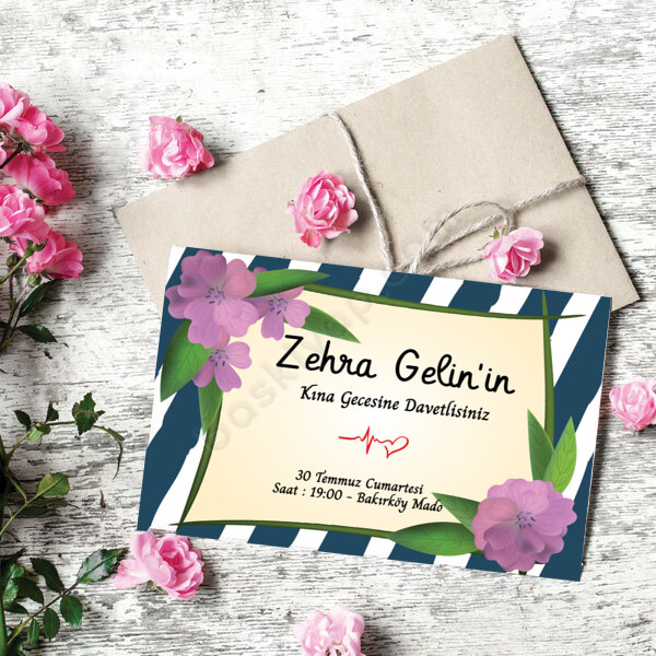 Kına Davetiye online tasarla