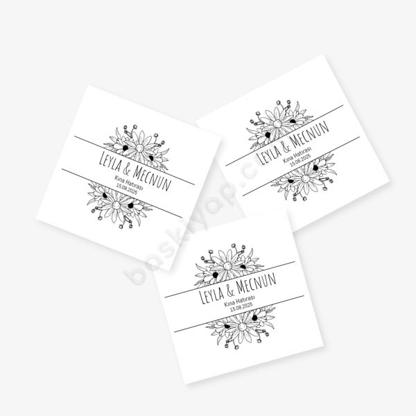 Kına Süs Hediyeliklerine Asmalık Kraft Hediyelik online tasarla