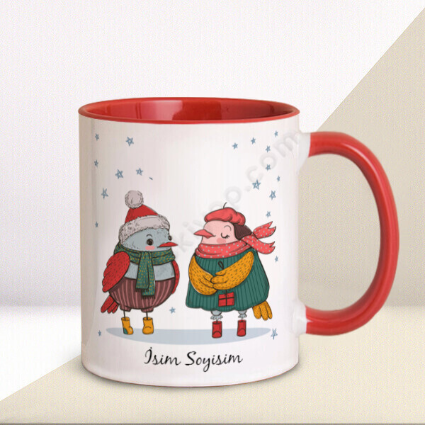 Kış Tasarımlı Kupa online tasarla