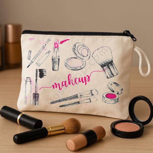 Kişiye Özel Baskılı Makyaj Çantası-2 online tasarla