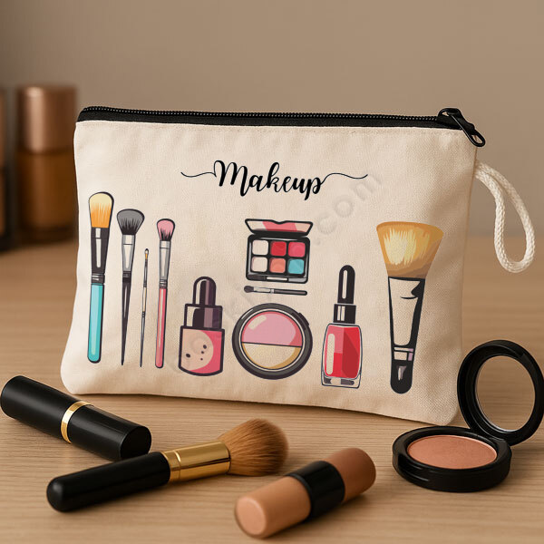 Kişiye Özel Baskılı Makyaj Çantası-4 online tasarla