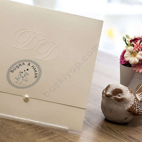 Kişiye Özel Davetiye Kaşesi online tasarla