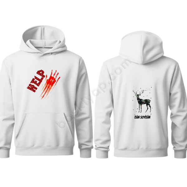 Kişiye Özel El İzi Tasarımlı Sweatshirt online tasarla
