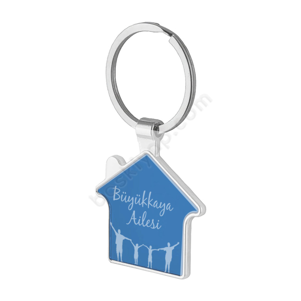 Kişiye Özel Ev Şeklinde Anahtarlık-2 online tasarla